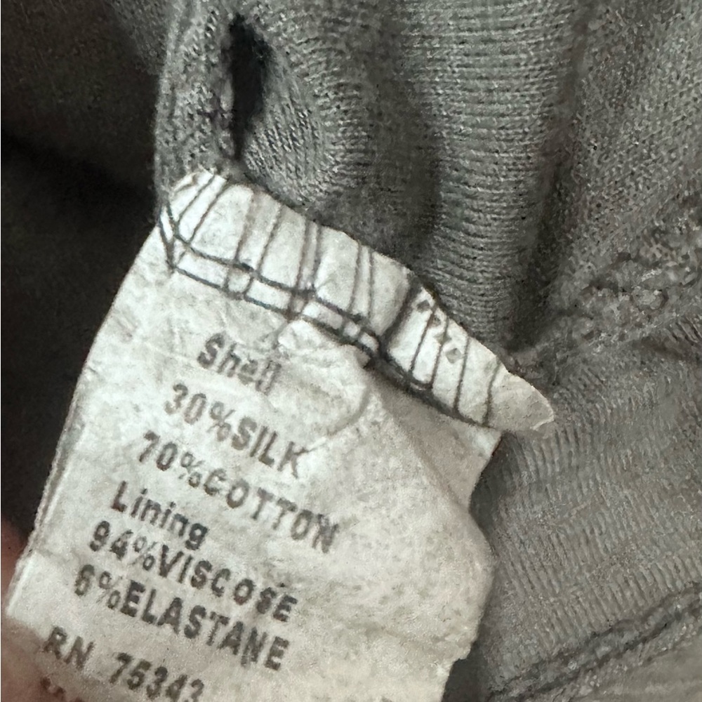 Piazza Roma Italian Silk Blend Sheer Blouse - Picture 8 of 12